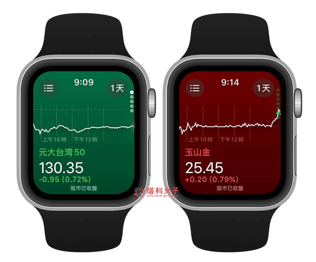 Apple Watch 看股票教程，3 个方法在 Apple Watch看盘、关注即时股价