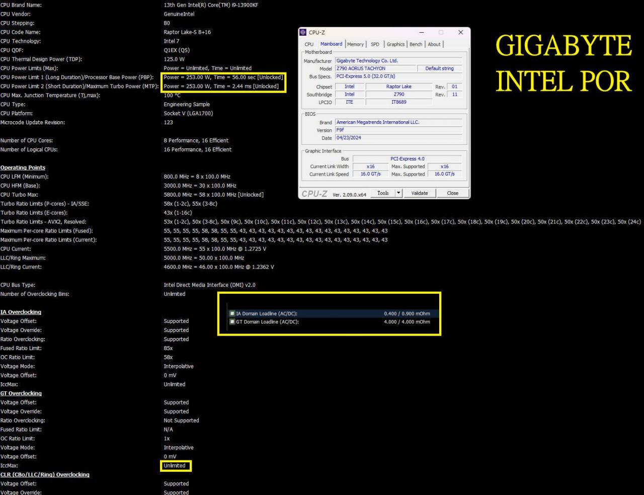 尬广跟上，技嘉也支持INTEL BASELINE模式了
