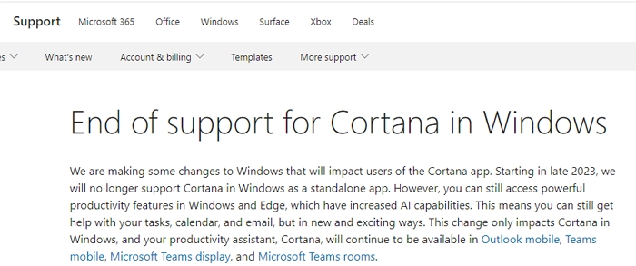 Windows 11 淘汰Cortana、WordPad等Windows内置程序，24H2更新后将彻底移除