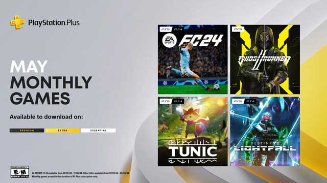 三大伺服 2024年 PS Plus 会员 5月免费游戏
