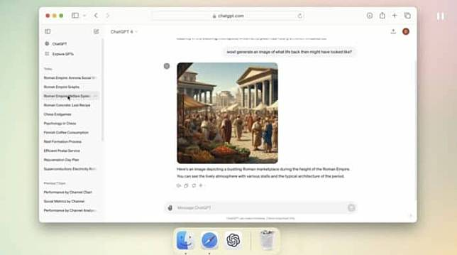 ChatGPT 界面更新更易用 同时提供官方 Mac App