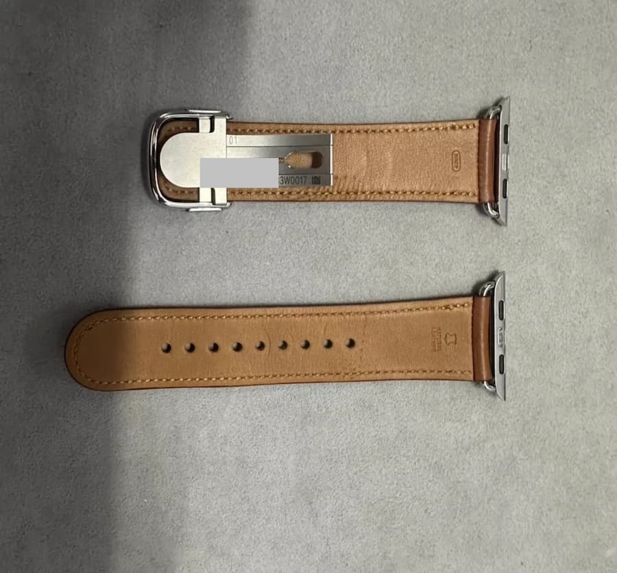 苹果未发表Apple Watch金属扣环表带原型图曝光 5