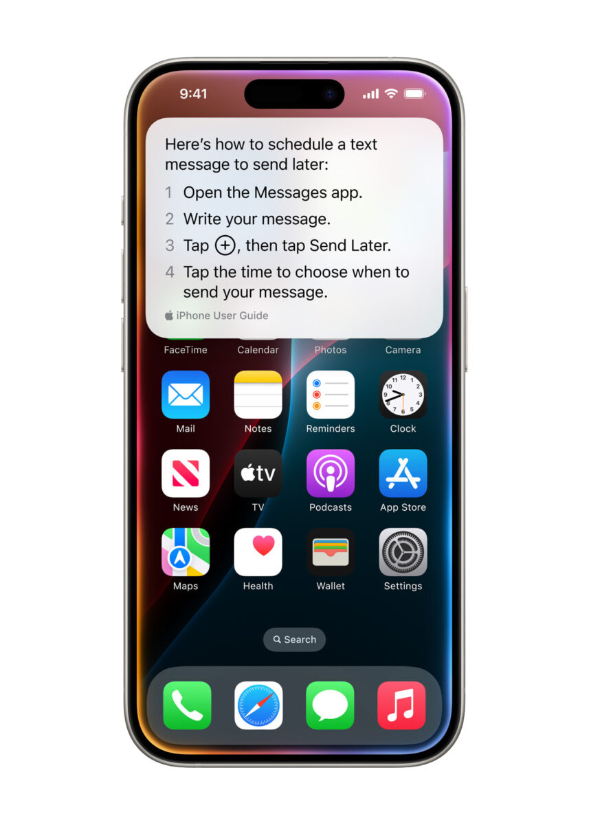 Apple Intelligence iOS iPadOS macOS iOS 18 iPadOS 18 macOS 15 A17 Pro M1