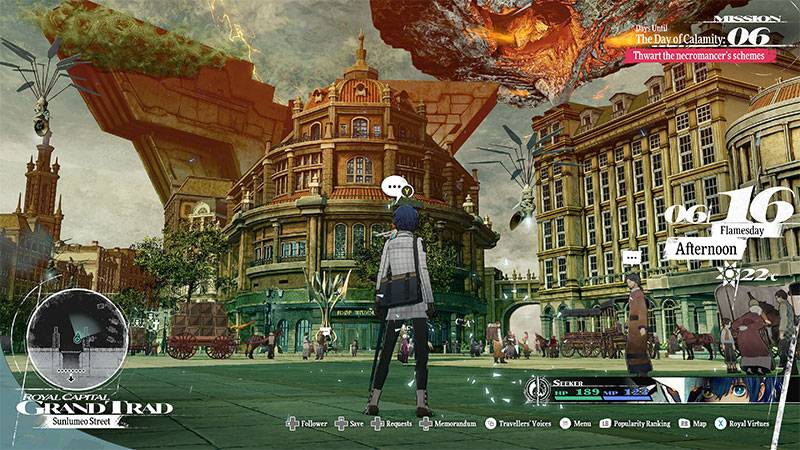 《暗喻幻想：ReFantazio》公开逗留地及各种设施等相关内容：乘坐铁甲战车巡游广阔的世界！