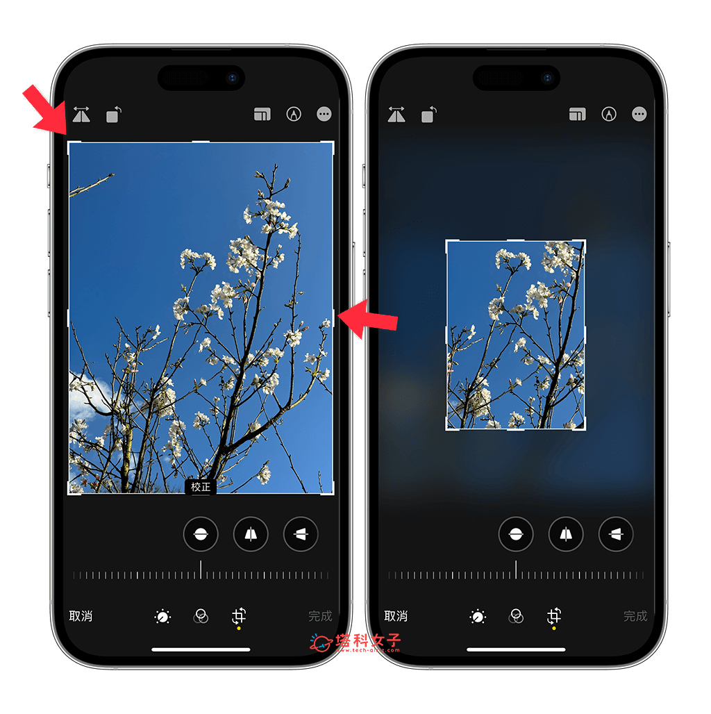 iPhone 照片裁切教程，快速在 iPhone 裁剪照片及影片的比例尺寸
