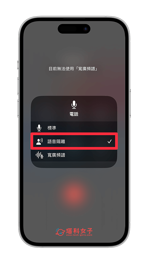 iPhone 语音隔离功能可在「通话」时过滤背景环境噪音 (iOS16.4)