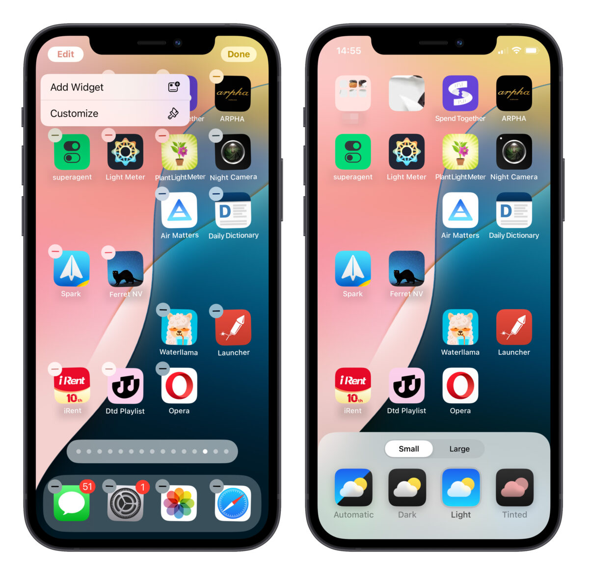 iPhone iOS iOS 18 iOS 18新功能 主画面 全新主画面编排