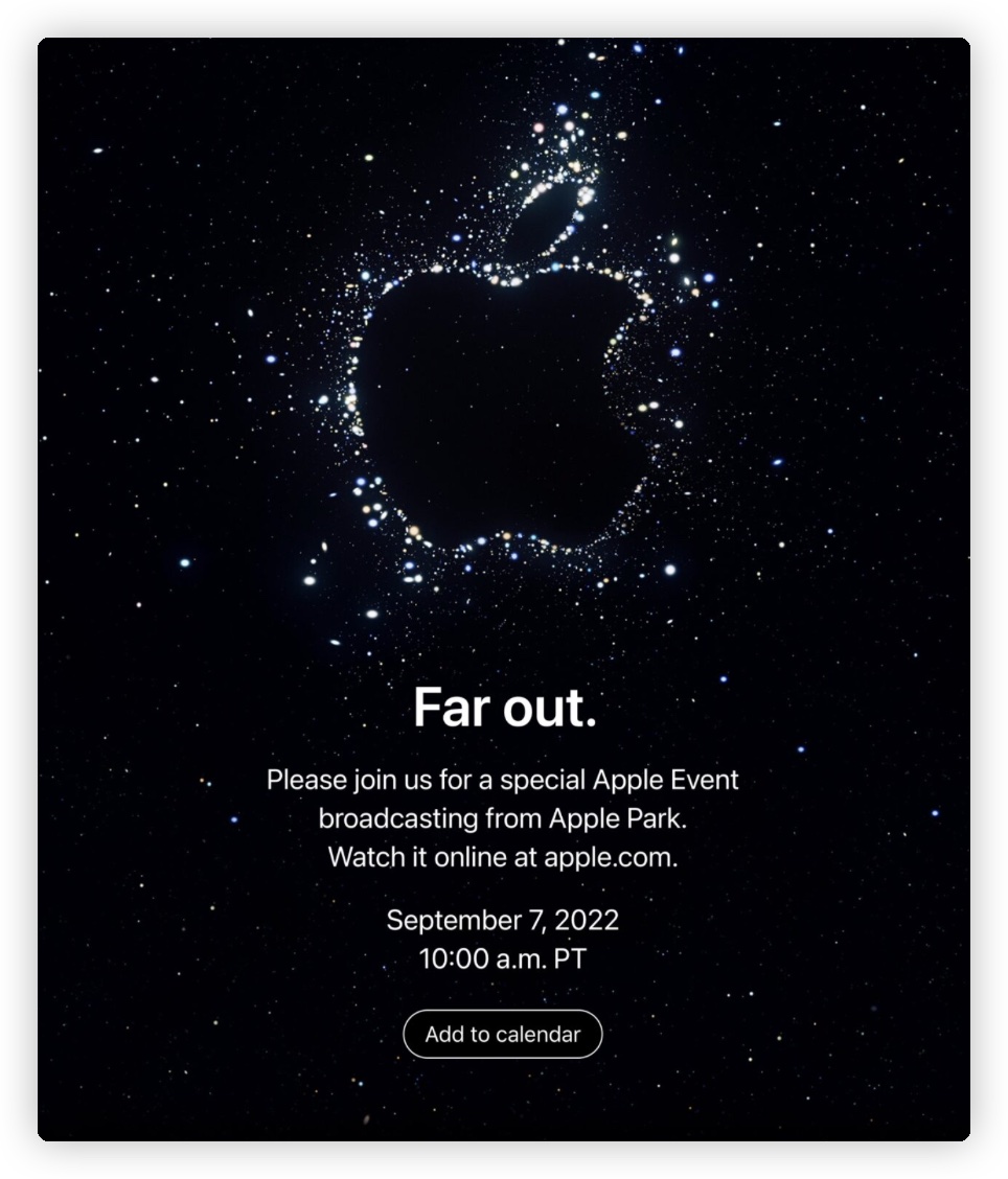 iPhone 发布会邀请函 寄送时间 发布时间