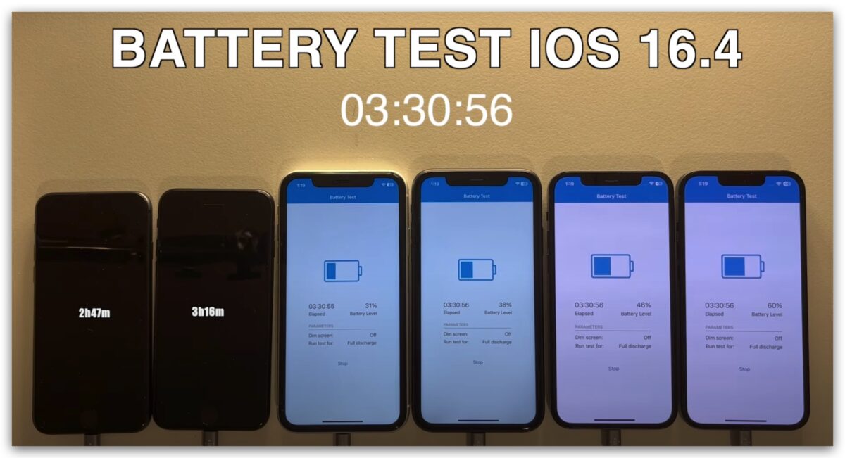 iOS 16.4 续航力测试 耗电测试