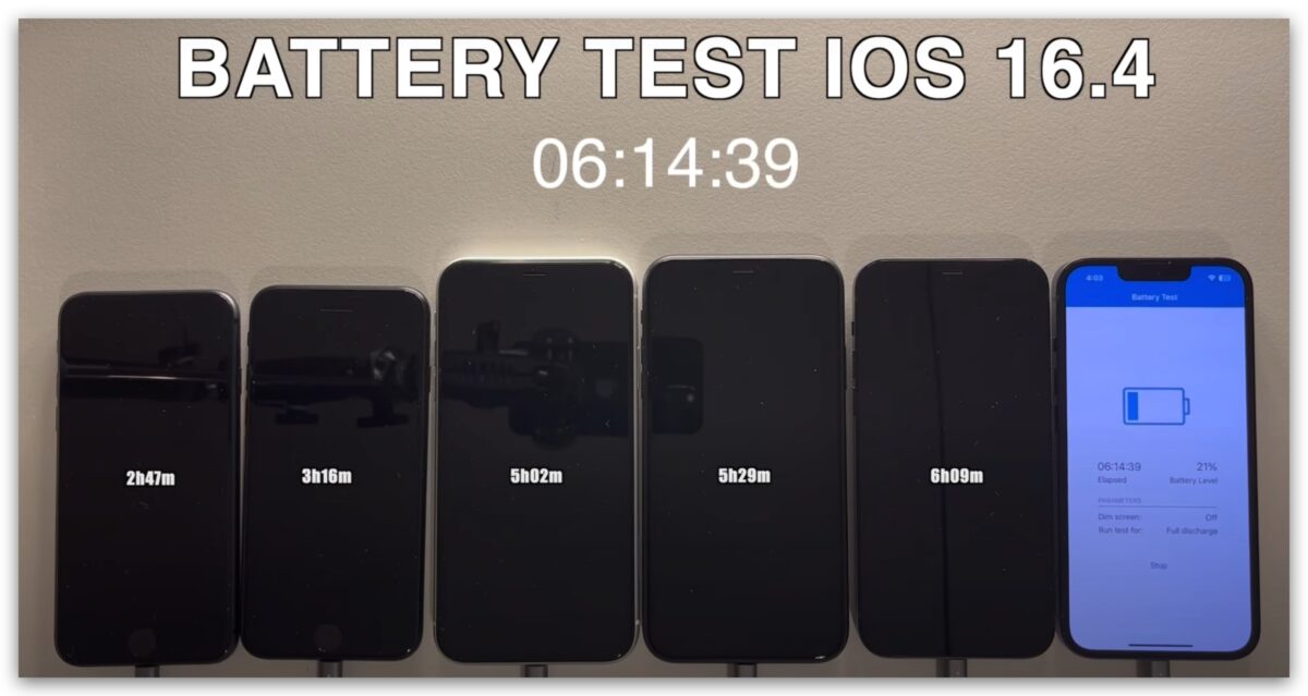 iOS 16.4 续航力测试 耗电测试