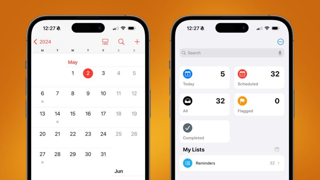 不用再来回切换了！Apple计划在iOS 18中将Reminder融入Calendar App！