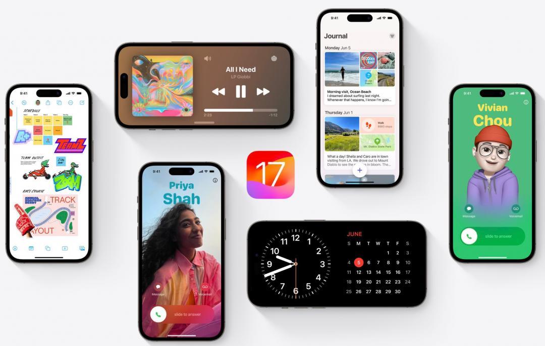 iOS 17 示意图