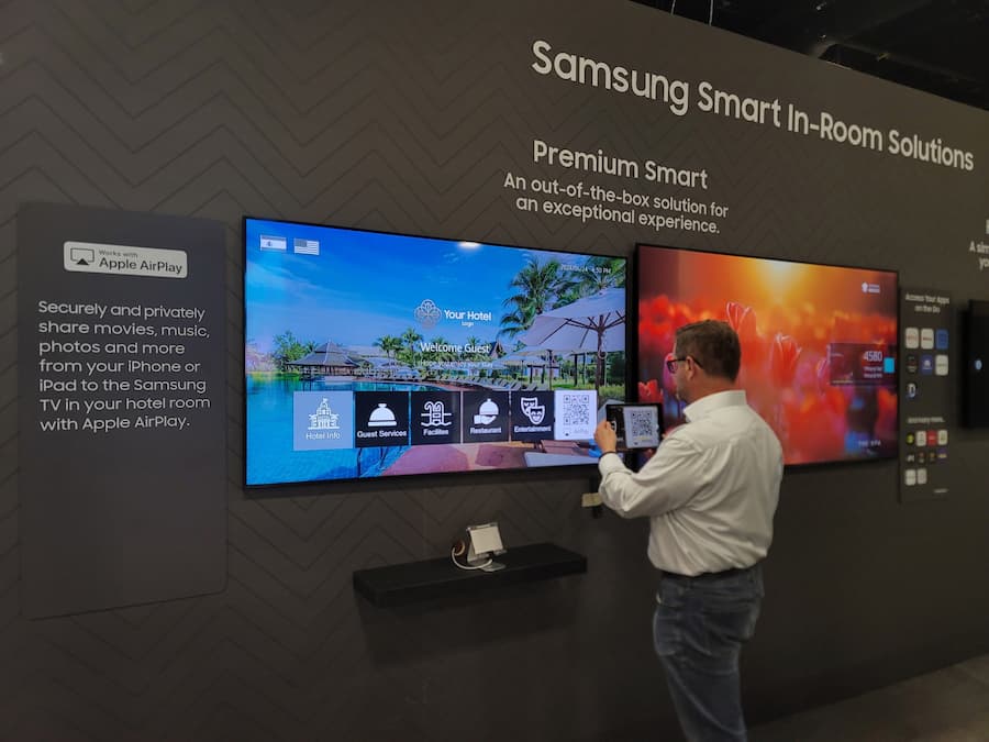 Samsung替饭店三星电视支持AirPlay，入住用iPhone投放玩法这样用 1