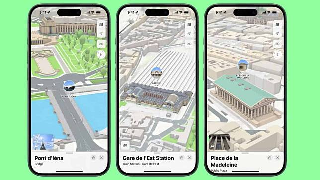 Apple Maps推出更新 为巴黎奥运揭幕作准备