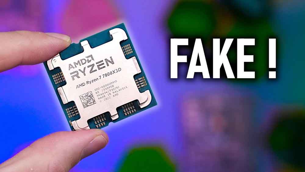 小心！ 最受欢迎游戏处理器之一AMD Ryzen 7 7800X3D现在也出现假货-安软网