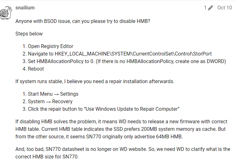小心！ 特定 SSD 安装 Windows 11 24H2 会出现蓝白当机画面 - 安软网