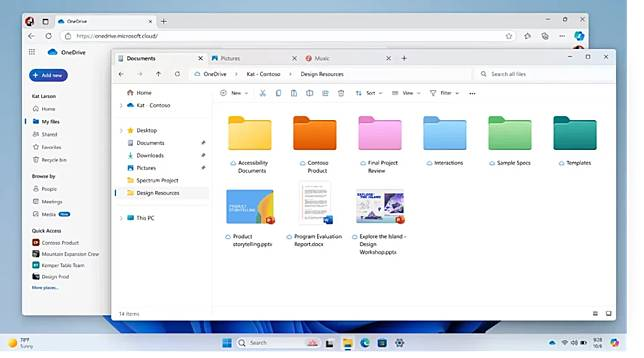 OneDrive AI 搜寻、彩色文件夹、全新手机App全面升级