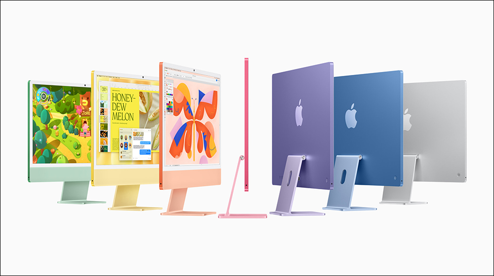 首款M4芯片Mac电脑突袭登场：M4 iMac 24寸提供7种多彩全新配色、16GB RAM起、纳米纹理玻璃选配，配件全面更新USB-C -安软网