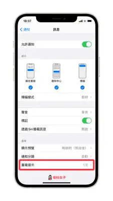 iPhone 信息 (iMessage) 总是提醒两次？教你关闭「信息重复提示」 第3张