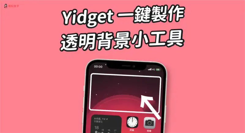 Yidget App 让你一键制作 iOS 14 透明小工具，放在 iPhone 桌面 第1张