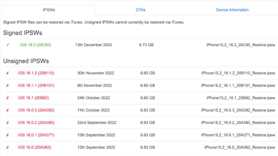 iOS 16 版本降级教程：想要降回旧版iOS 怎么做？ 第2张