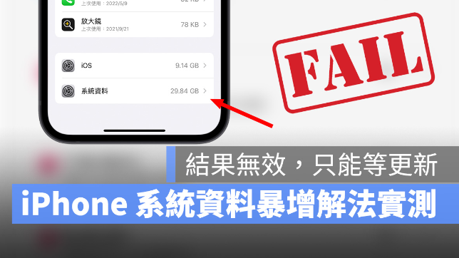 iPhone 系统资料暴增！调时间解决方法实测发现无效，目前只能等更新 第1张