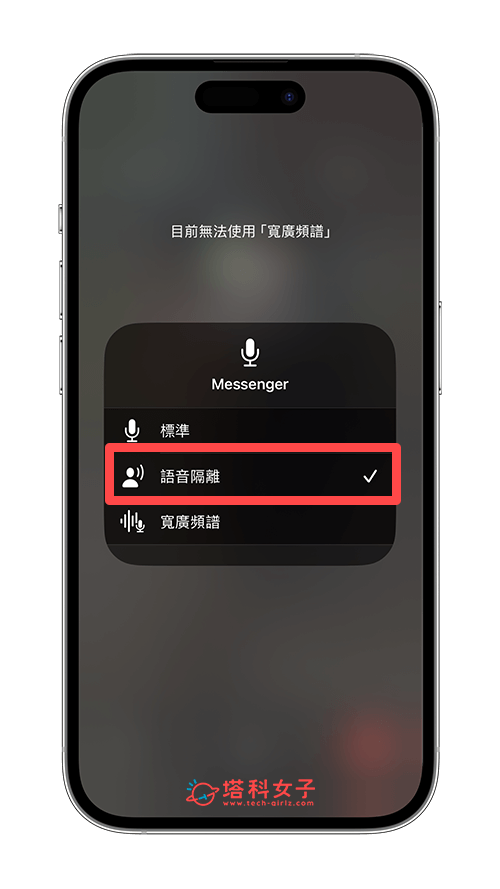 iPhone 语音隔离设置教程，降低背景噪音并加强说话的人声清晰度！ 第3张