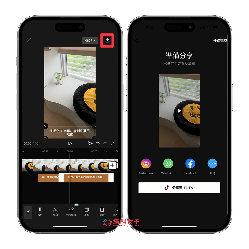 iPhone 视频加字幕教程，3 个方法为 iPhone视频自动加上字幕！ 第11张