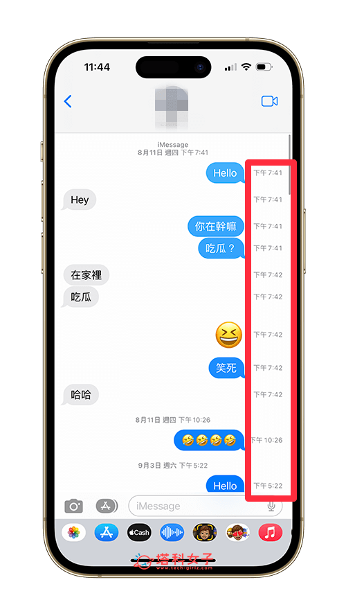 iPhone 消息显示日期教程，查询 iMessage 消息年月日几点几分 第4张