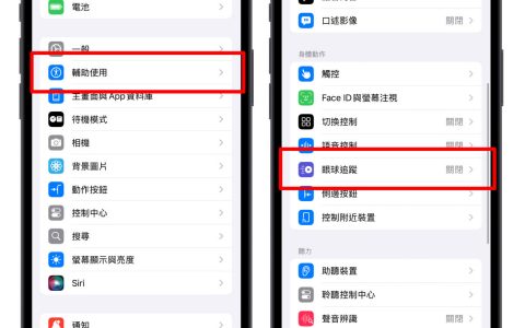 iOS 18 眼球追踪功能教学：眼动追踪让你用眼睛控制 iPhone、iPad