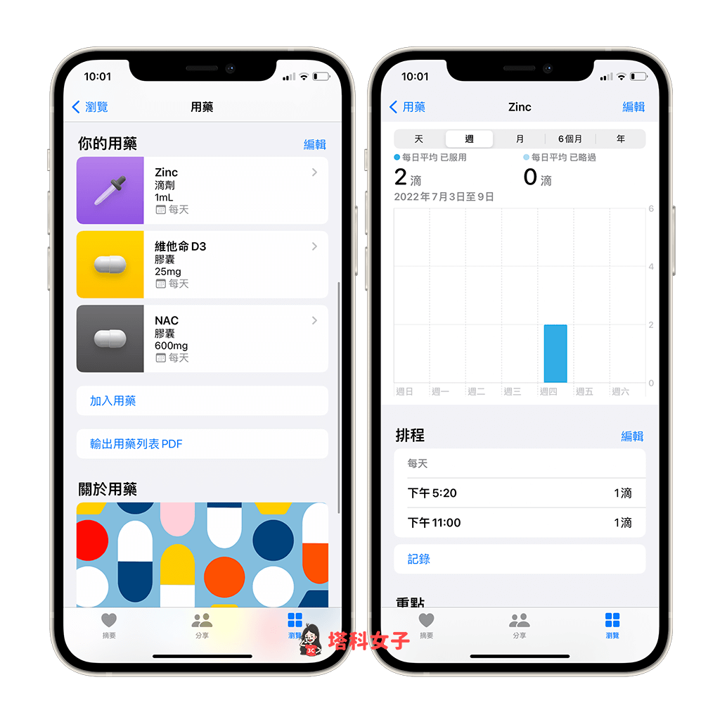 iPhone 吃药提醒怎么用？iOS 16、watchOS 9 新增用药提醒与追蹤 第9张