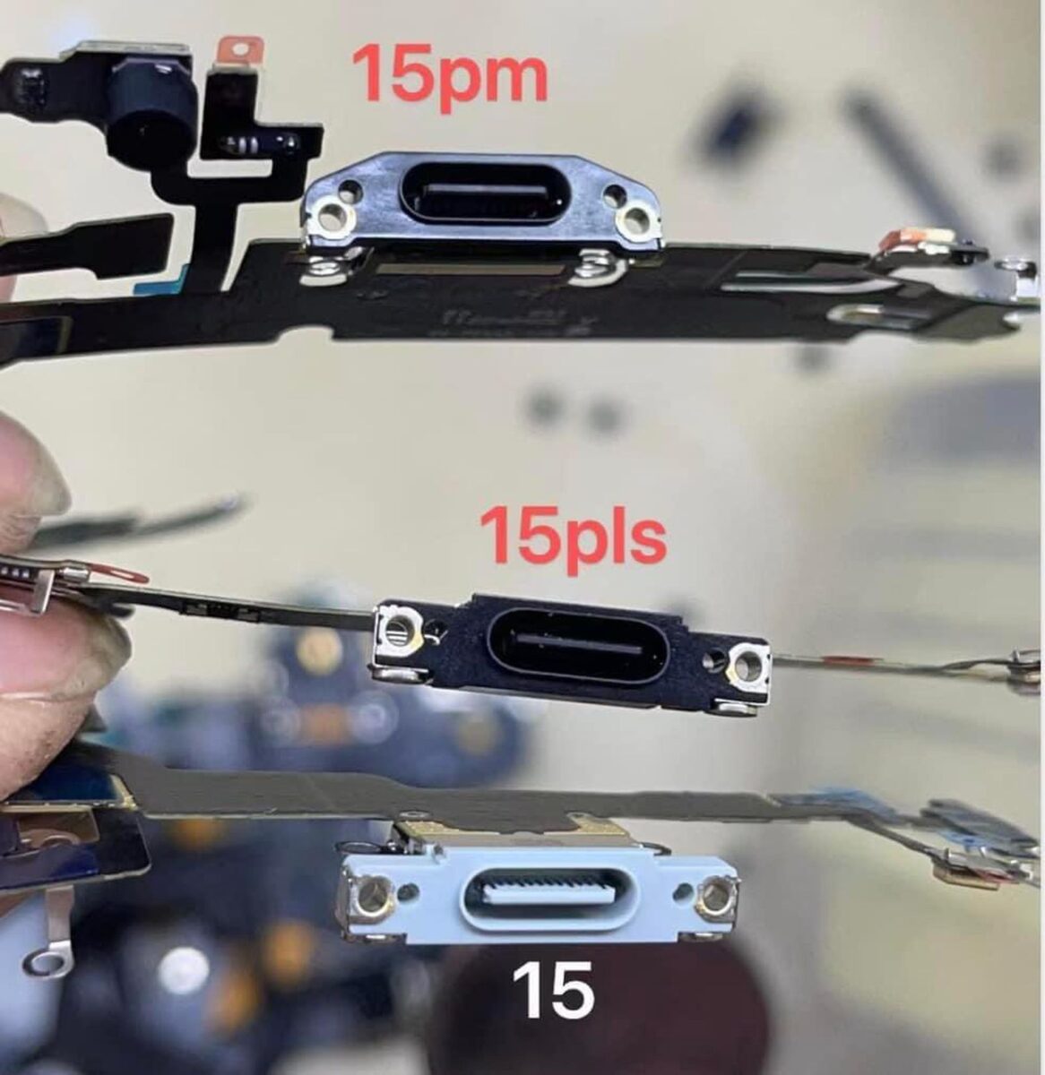 iPhone 15 系列 USB-C 排线零件也曝光，细节透露真实性超高 第2张