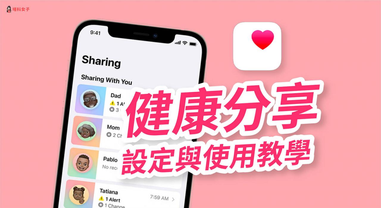 iPhone 健康分享功能教程，iOS 15 可共享健康摘要与接收即时通知 第1张