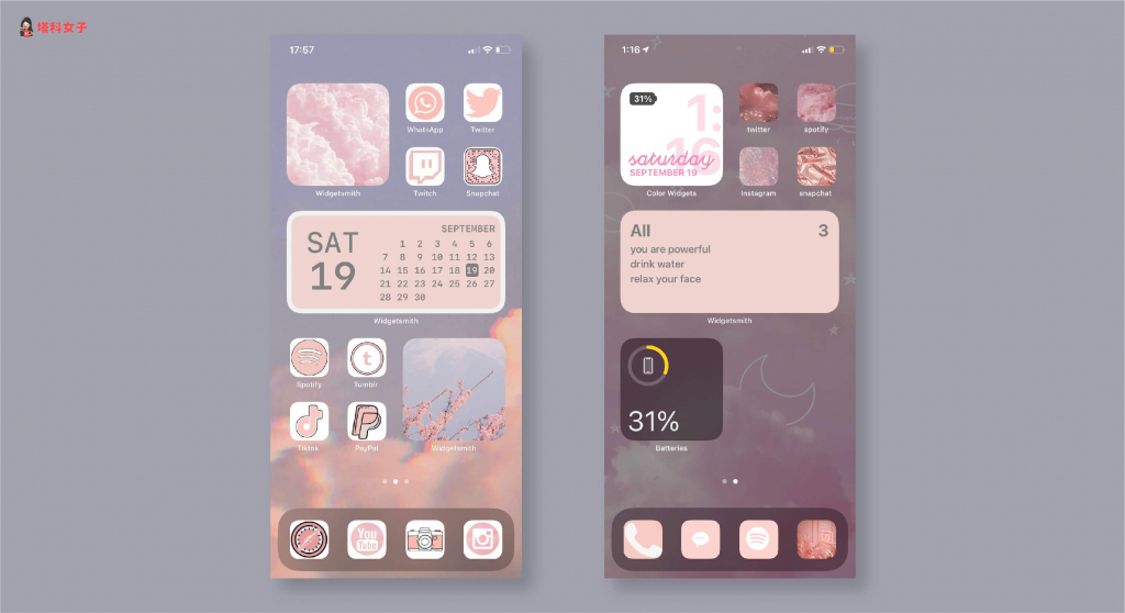 iOS 14 壁纸排版教程，快参考这些 iPhone 桌面设计 (附 icon 素材) 第6张