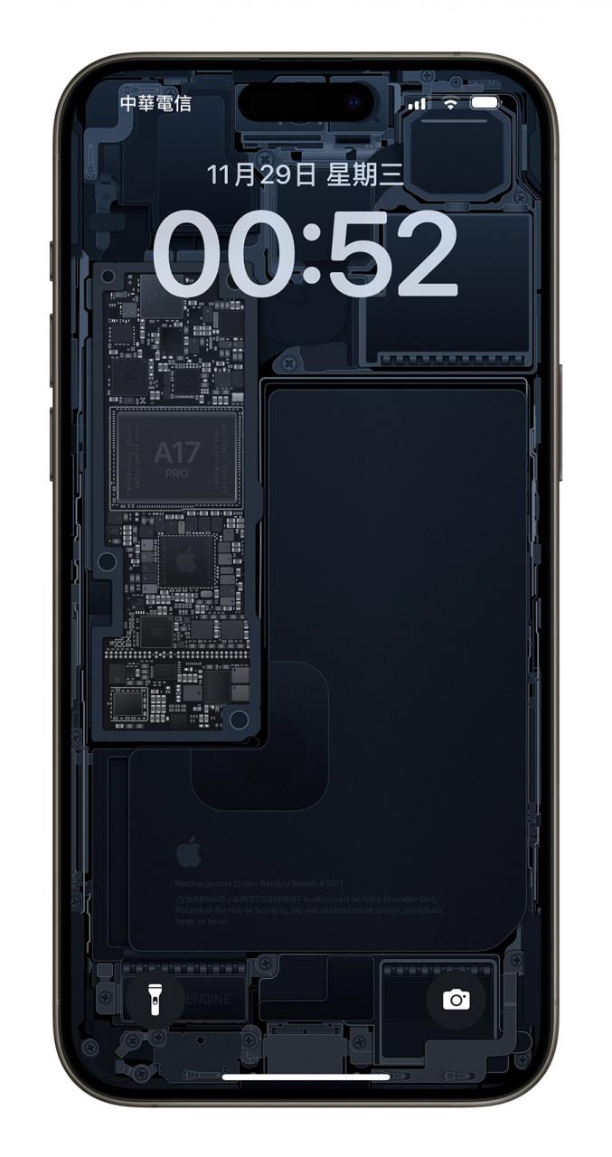 7 款 iPhone 15 Pro 全系列 X 光透明壁纸下载 第7张