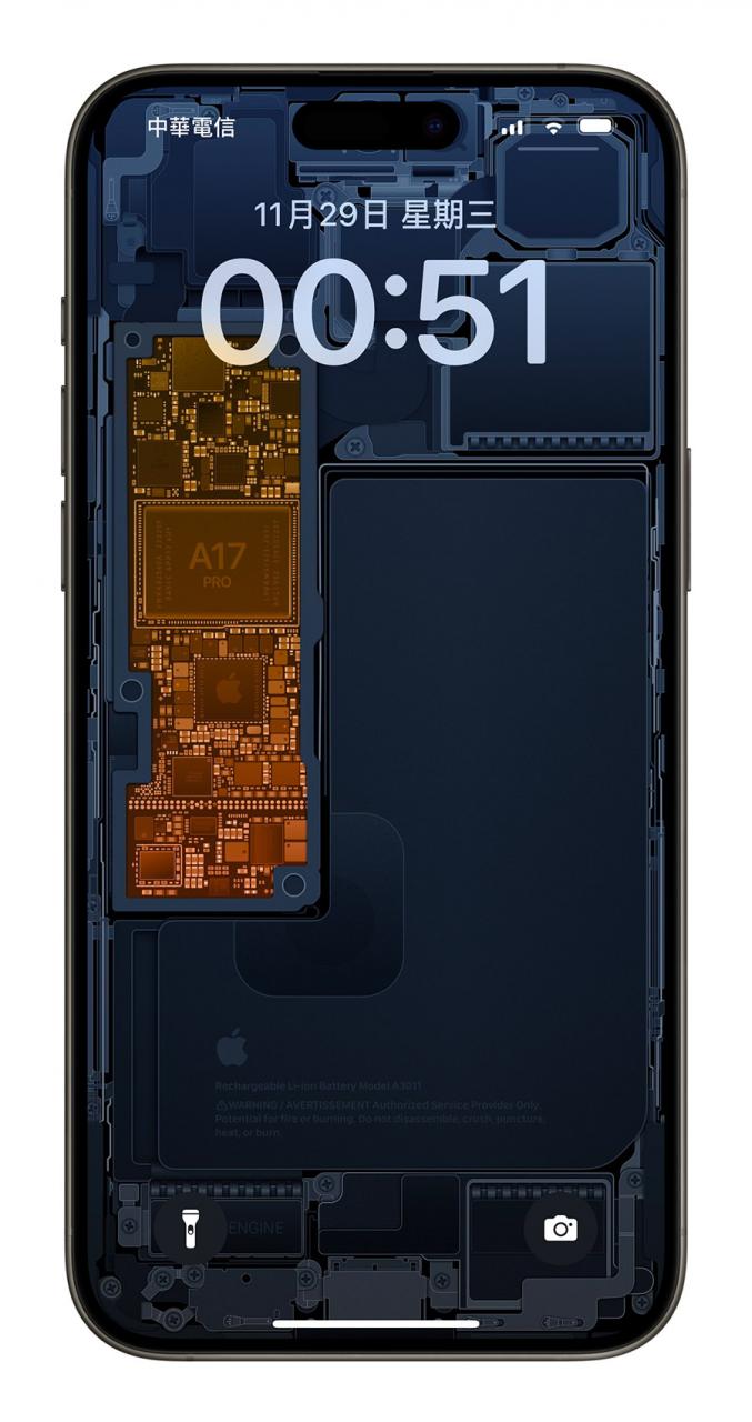 7 款 iPhone 15 Pro 全系列 X 光透明壁纸下载 第8张