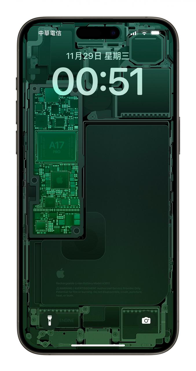 7 款 iPhone 15 Pro 全系列 X 光透明壁纸下载 第9张