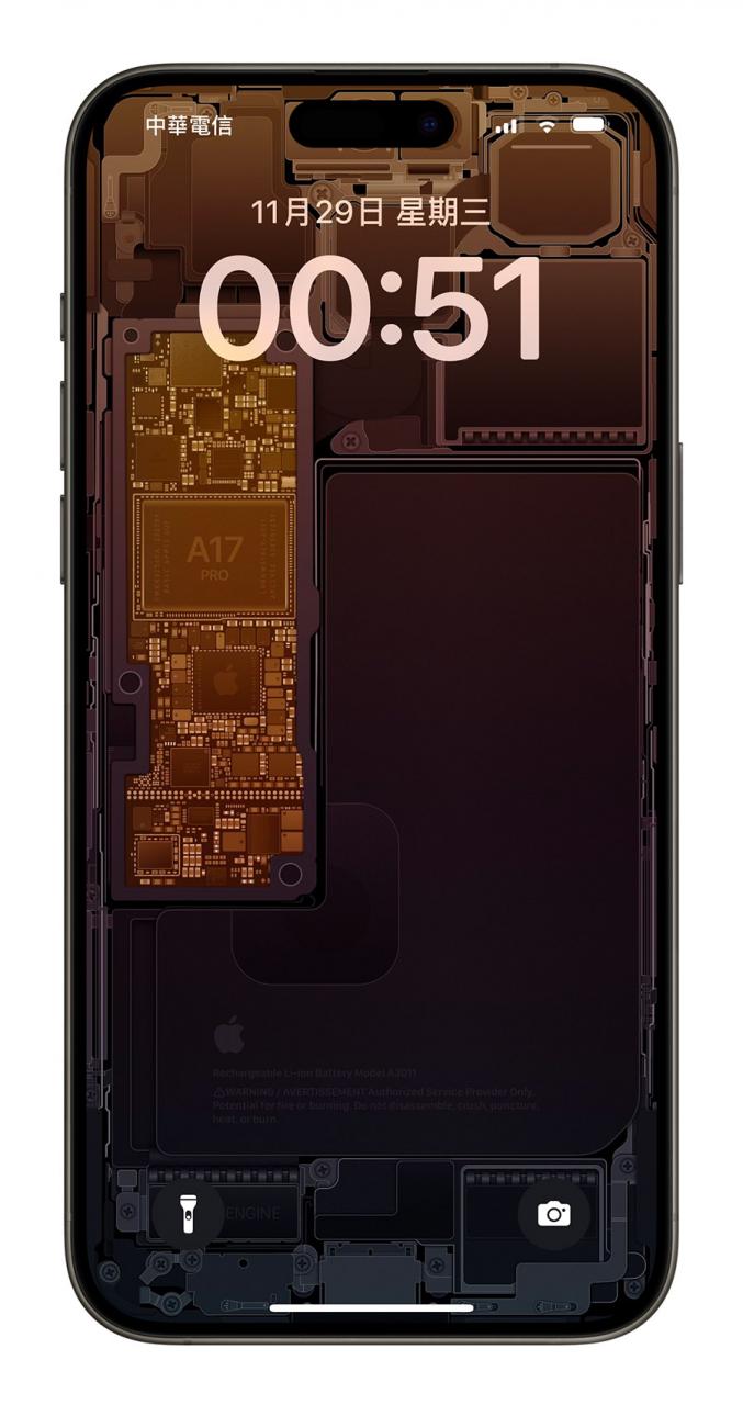 7 款 iPhone 15 Pro 全系列 X 光透明壁纸下载 第10张