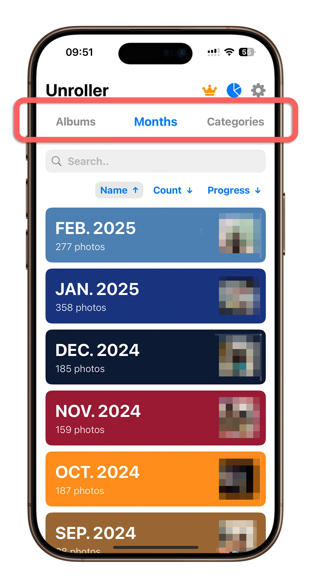 Unroller App 限时免费 照片整理工具