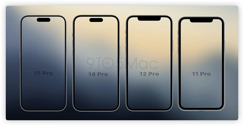 iPhone 15边框到底有多薄？用这4款iPhone对比图看最清楚 第5张