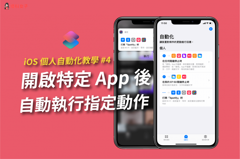 iOS 个人自动化教程 #4 开启特定App 后，自动执行指定动作 第1张