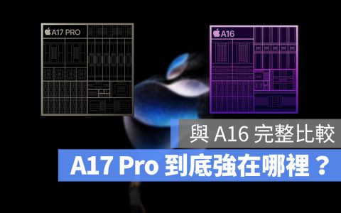 A17 Pro 与 A16 晶片比较：规格、速度与跑分成长有多大