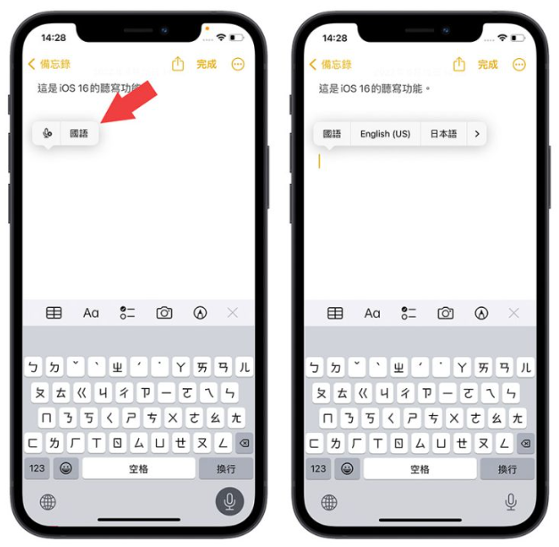 iOS 16听写功能教程：让你边念边打字，连表情包都能输入 第14张