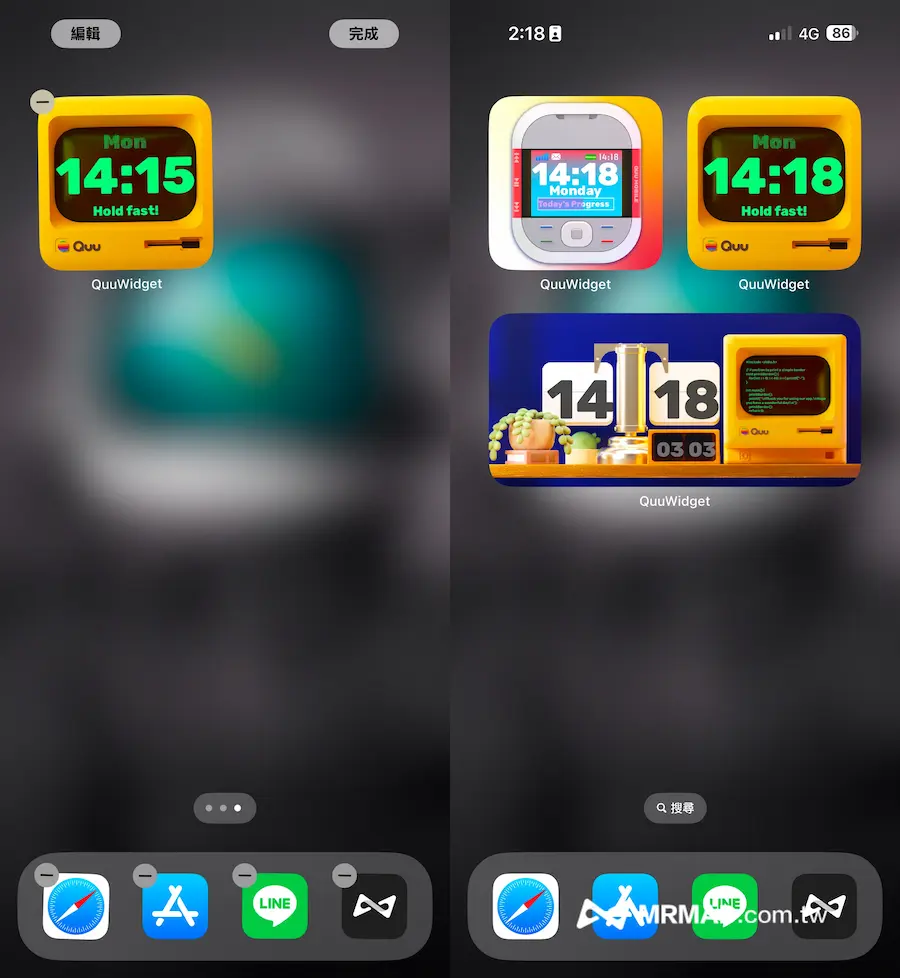 QuuWiget复古iPhone桌面小工具限免领终身，错过捶心肝 5