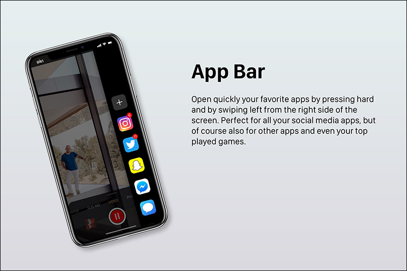 iOS 12 概念设计抢先看：全新主萤幕介面和锁定画面、侧边快捷面板、访客模式及多项灵活应用 第6张