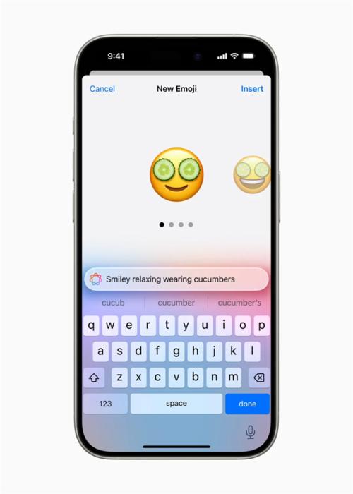 苹果iOS18.2系统全新表情符号，用户可自定义表情符号 第2张