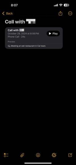 苹果iOS18.1系统新电话录音功能（操作步骤及总结对话） 第5张