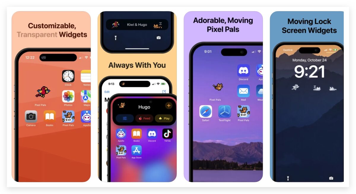 iPhone 养宠物 App 推荐：Pixel Pals 能养能互动、还能常驻在小工具上 第2张