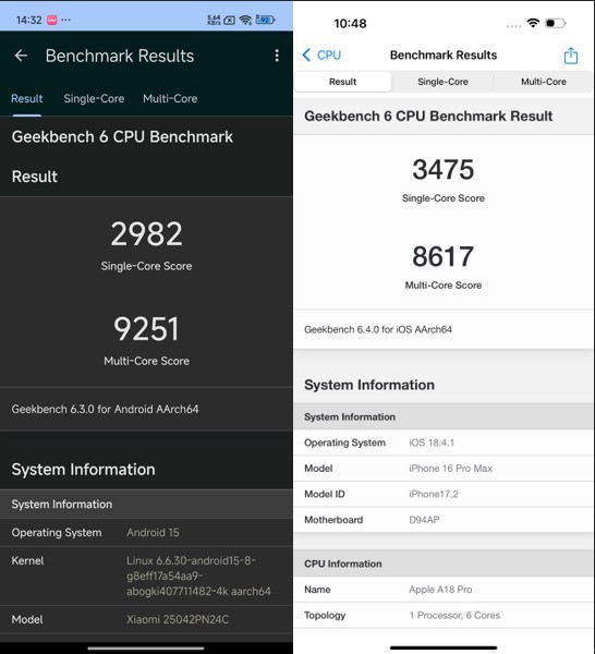 小米玄戒O1 vs 苹果A18 Pro：3nm 旗舰处理器效能游戏表现比一比 - 安软网