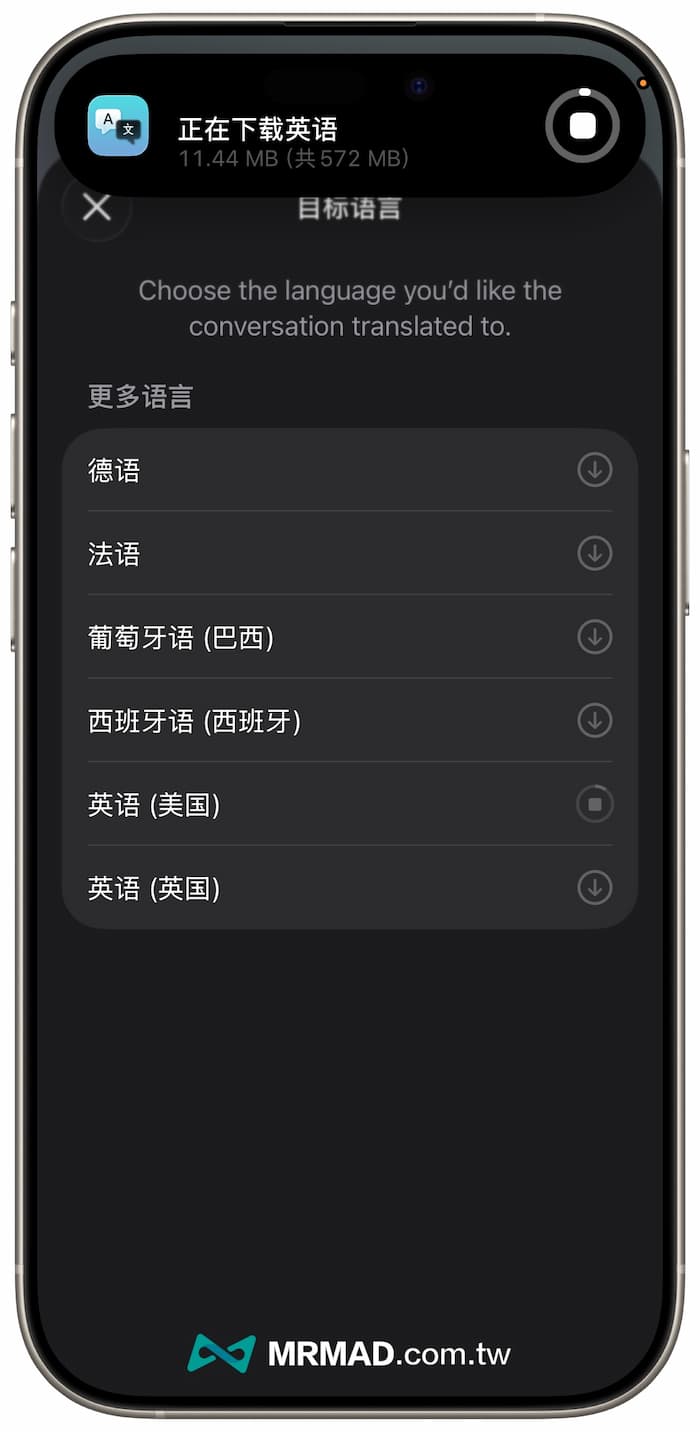 iPhone通话即时翻译功能如何开启 2